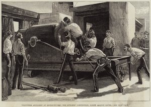 Volunteer Artillery at Shoeburyness, the Officers